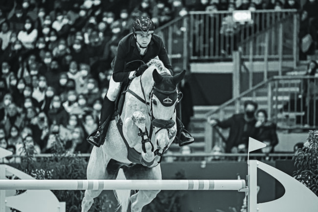 Martin Fuchs from Switzerland, riding Leone Jei