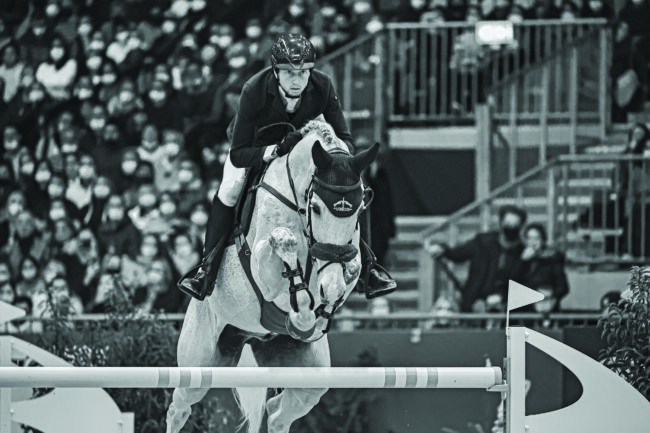 Martin Fuchs from Switzerland, riding Leone Jei